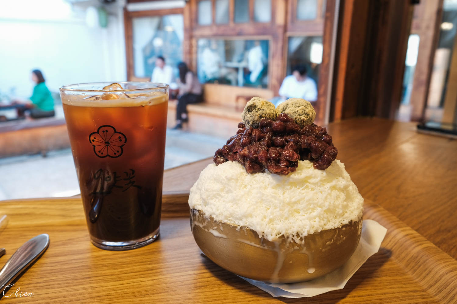 首爾益善洞 韓屋咖啡廳 Cafe Oyatkkot 紅豆刨冰咖啡