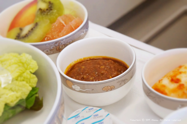 Asiana 韓亞航空：日本東京(NRT) - 韓國首爾(ICN) 商務艙飛機餐