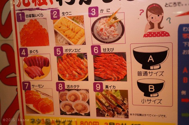 【日本北海道】小樽 三角市場內「滝波食堂」 超值海鮮丼 多種海鮮任你選