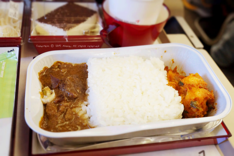 Asiana 韓亞航空：日本東京(NRT) - 韓國首爾(ICN) 經濟艙飛機餐
