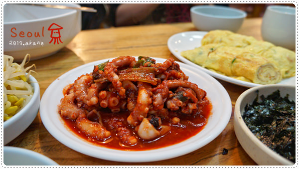 【韓國首爾】元祖奶奶魷魚中心(원조할머니낙지센터)-辣炒章魚、嫩蛋捲